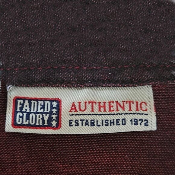 Faded Glory Dark Mauve Denim-like Dress - L - Picture 4 of 7